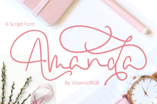 Amanda Script: The Elegant Handwritten Font for Luxury Designs