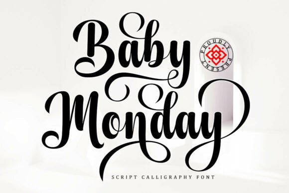 Baby Monday: A Beautiful Script Font for Elegant Designs