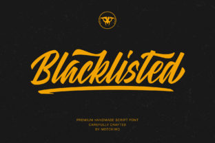 Blacklisted: A Vintage Script Font with Modern Polish