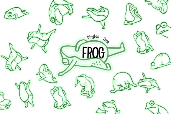 Discover Frog: The Charming Dingbat Font for Creative Joy