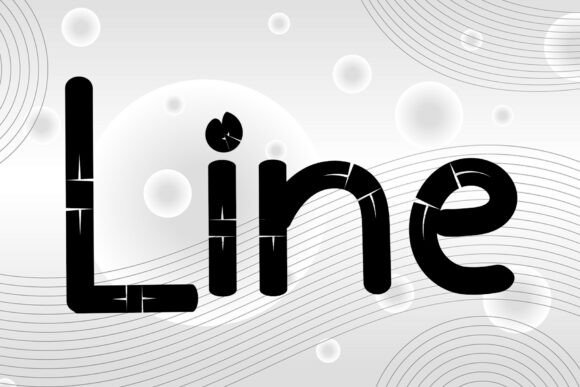 Discover the Elegance of the Line Font for Your Projects