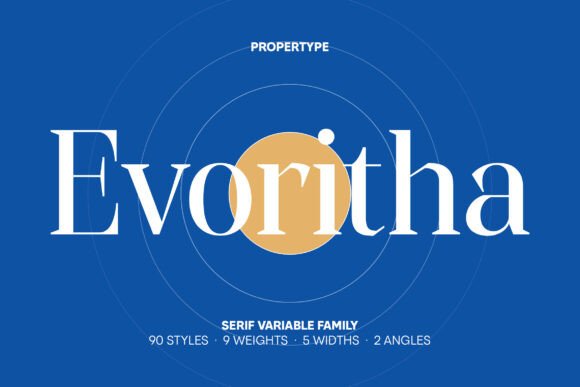 Evoritha: The Refined Serif for Elegant Design