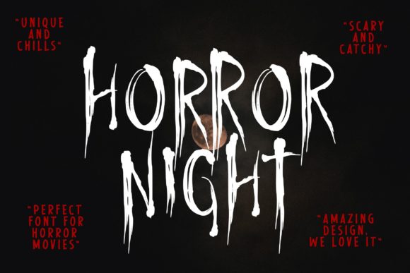 Horror Night: A Font for All Your Dark Designs