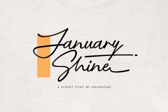 January Shine: Elegant Script Font for Modern Designs