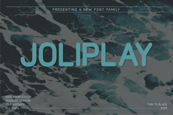 Joliplay Rounded: A Modern Sans Serif Font for Bold Design