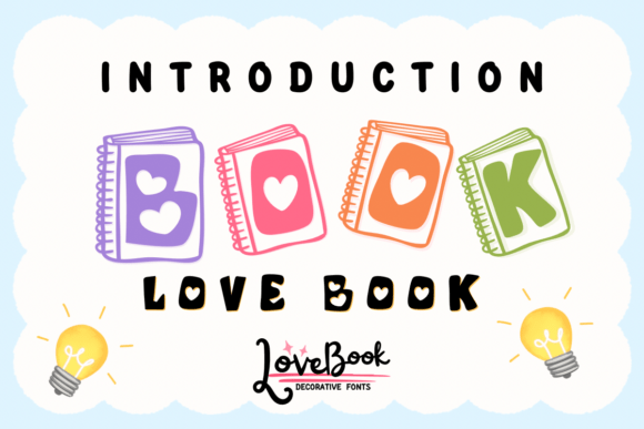 Love Book: A Decorative Font for Heartfelt Designs