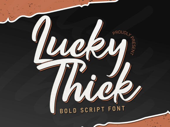 Lucky Thick: A Whimsical Handwritten Script Font