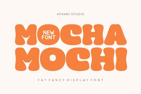 Mocha Mochi: A Sweet and Bold Display Font