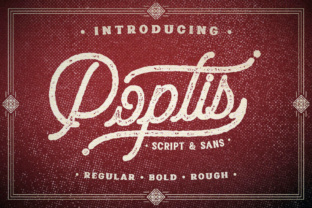 Poptis & Heaver: A Beautiful Font Duo for Creative Projects