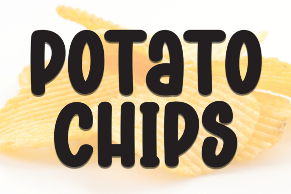 Potato Chips: A Fun Display Font for Creative Projects
