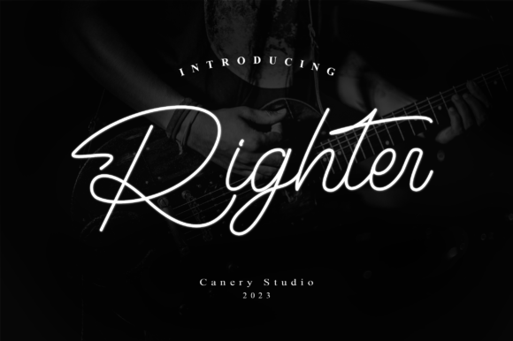 Righter: The Monoline Font for Modern Branding