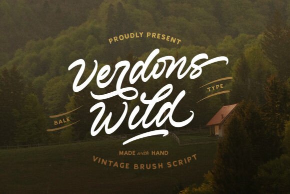 Verdons Wild: A Bold, Hand-Painted Brush Script